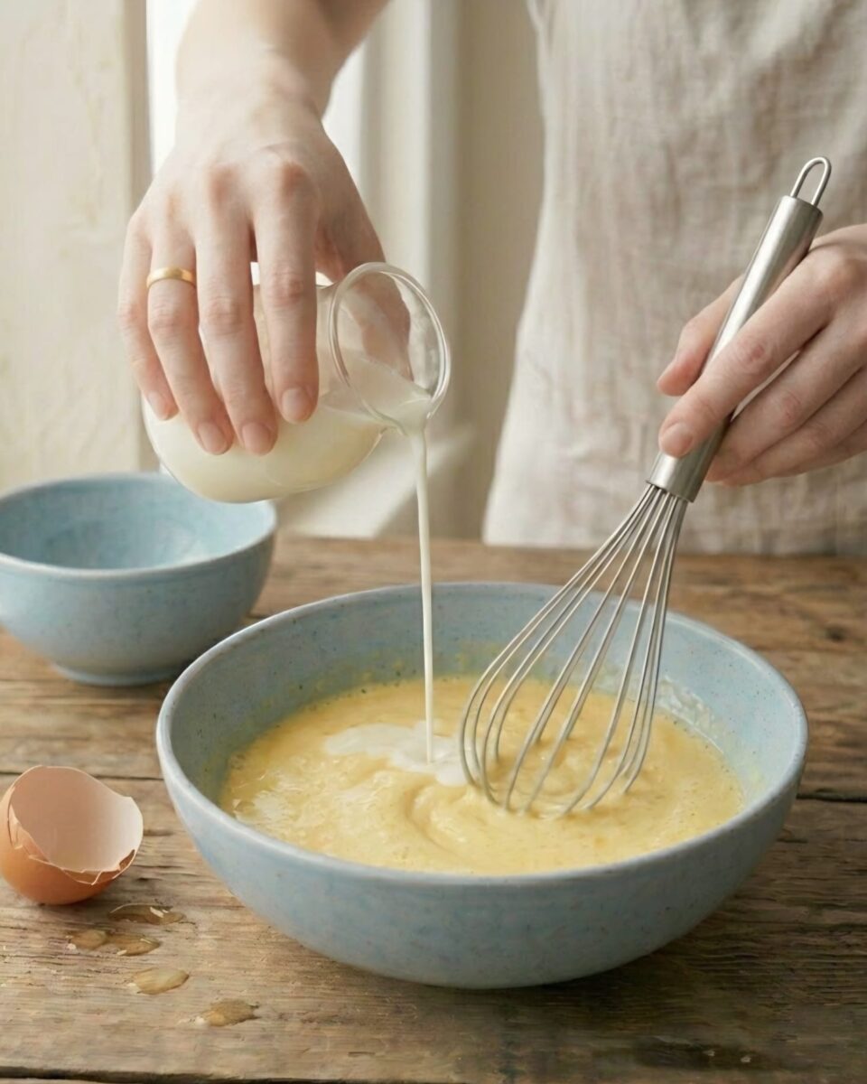 Impasto base per crepes