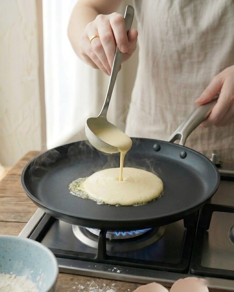 Impasto base per crepes