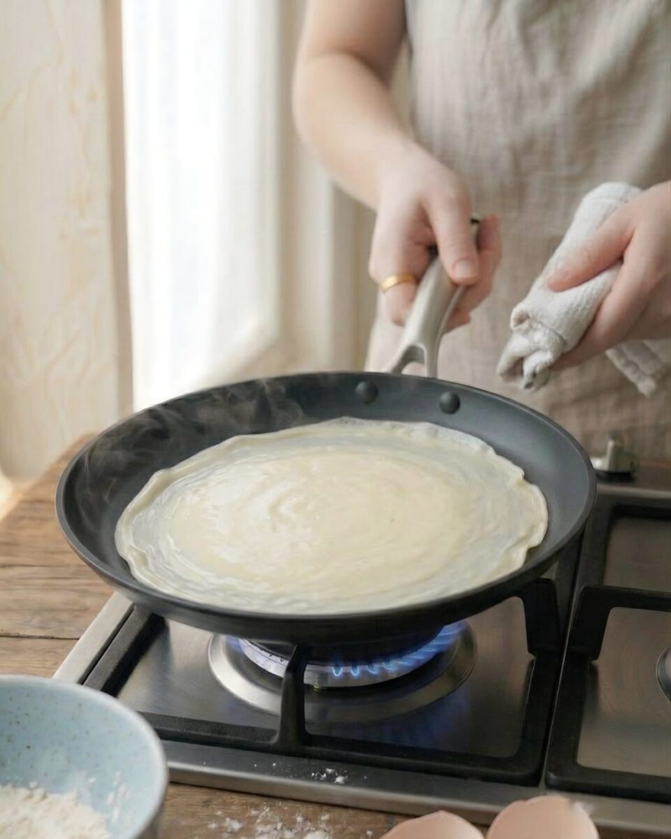 Impasto base per crepes