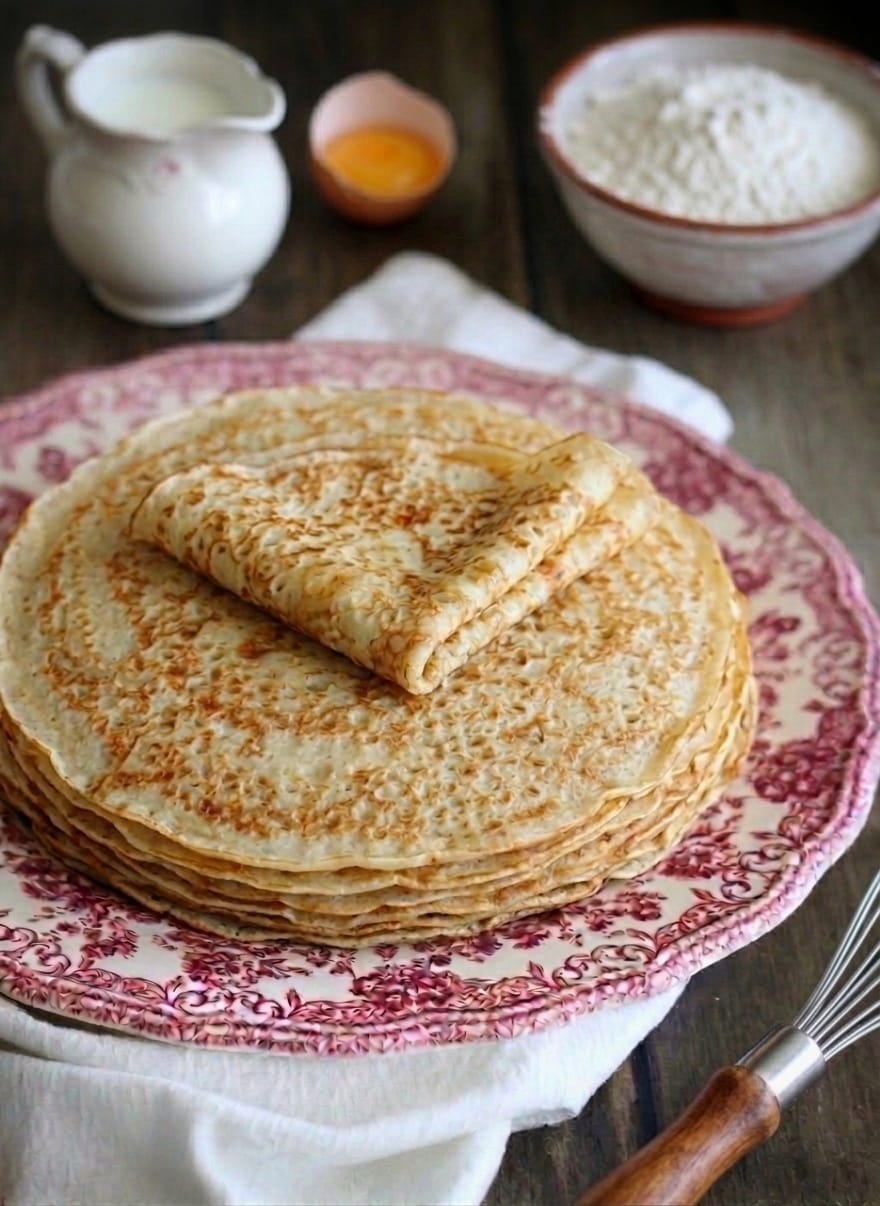 Impasto base per crepes