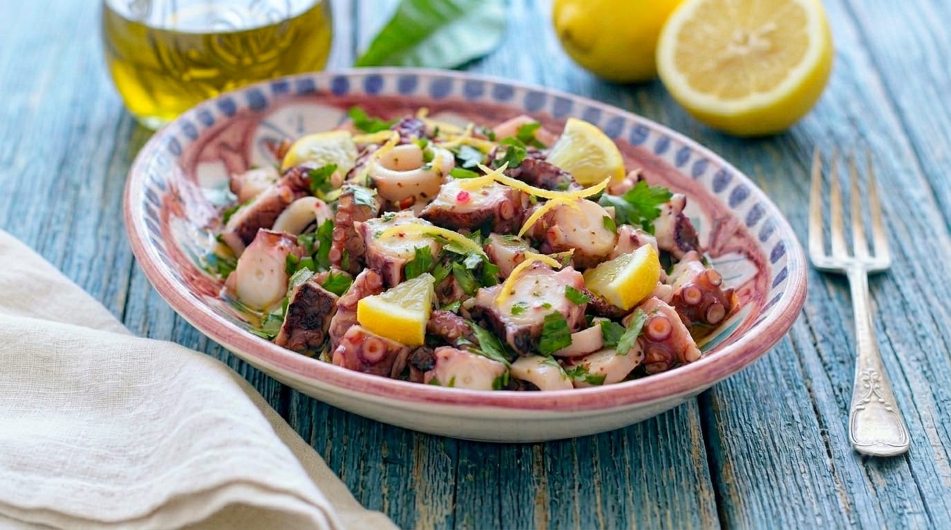 Insalata di polpo al limone