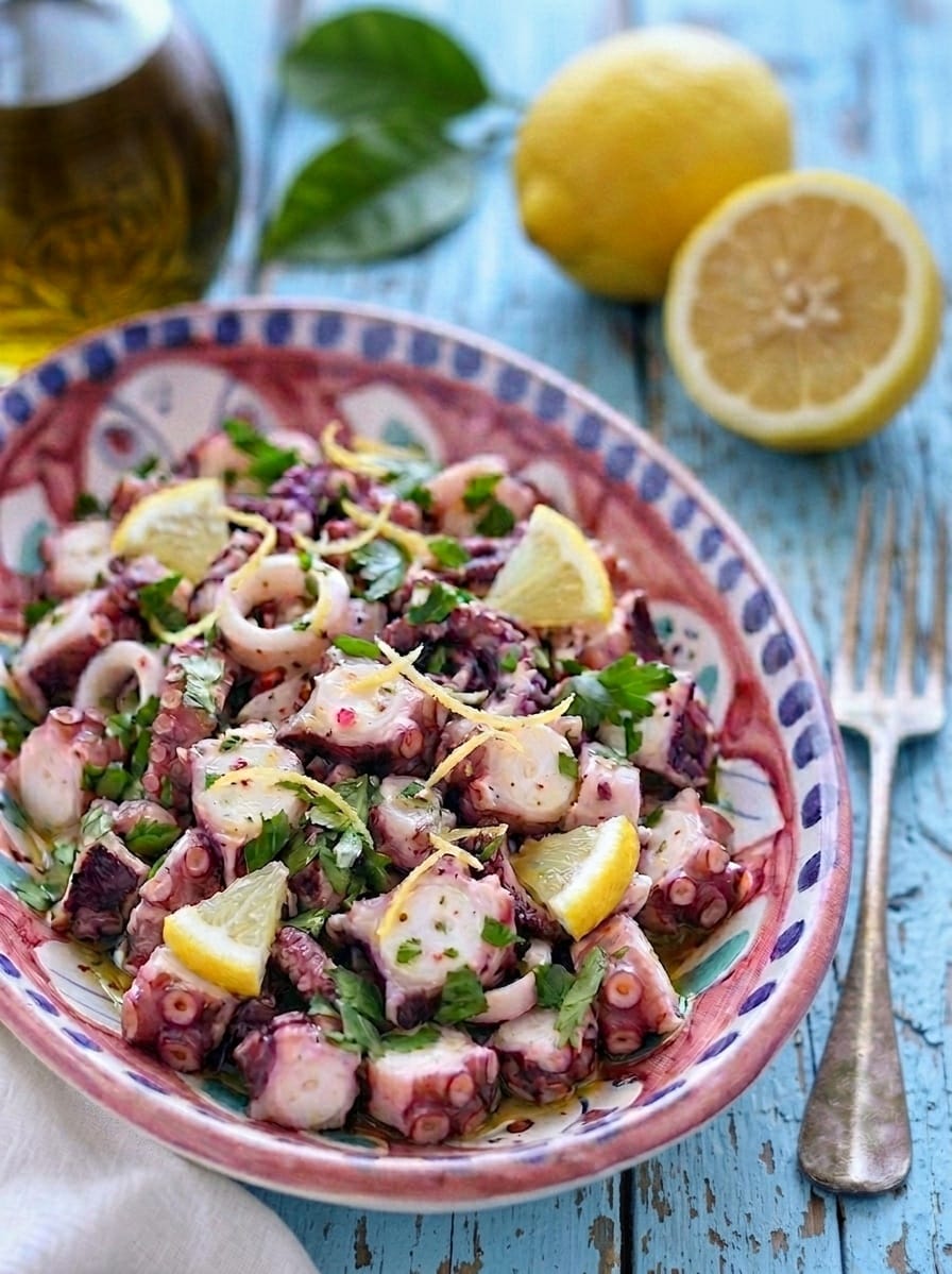 Insalata di polpo al limone