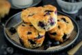 Muffin ai mirtilli con yogurt greco