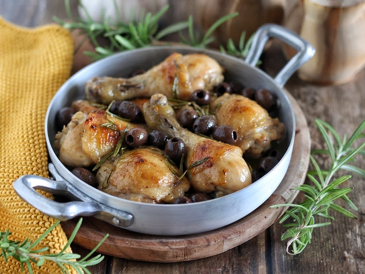 Pollo alla cacciatora in bianco