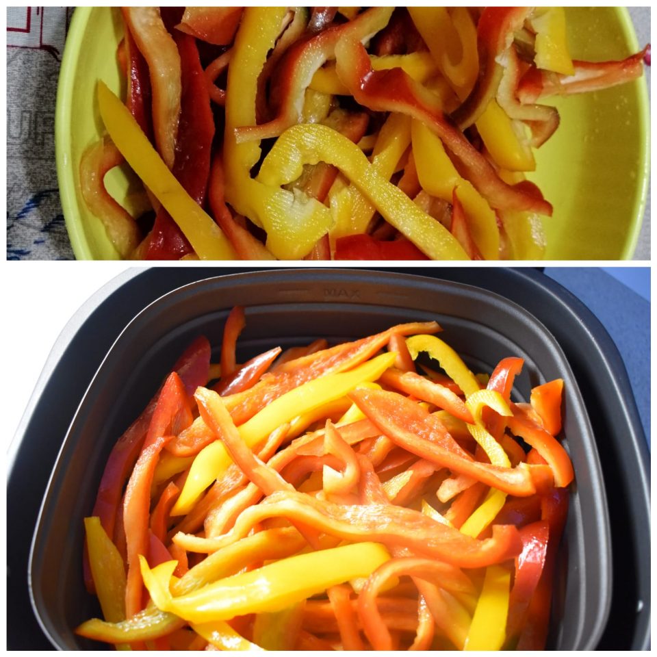 PEPERONI FRITTI nella friggitrice ad aria Cucina con me