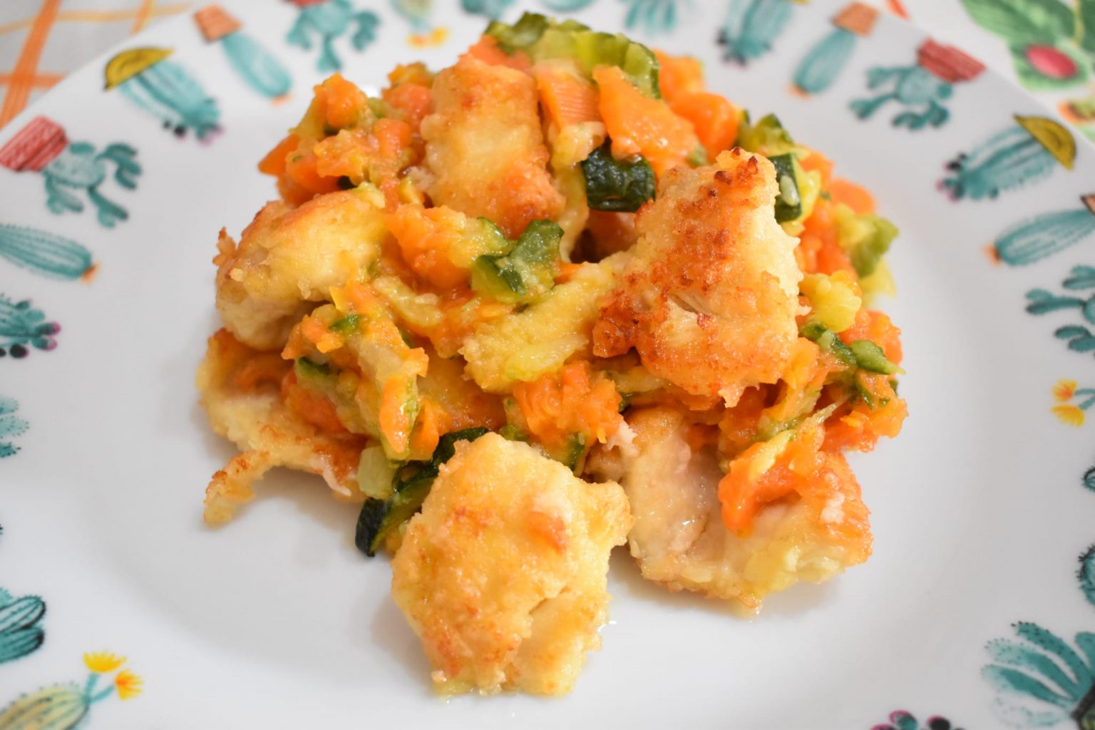 STRACCETTI DI POLLO CON ZUCCHINE E CAROTE - Cucina con me