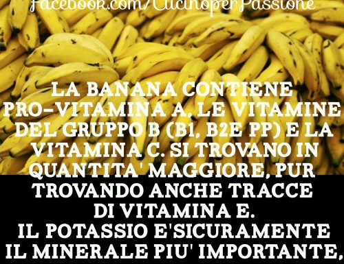 Banana e i suoi benefici