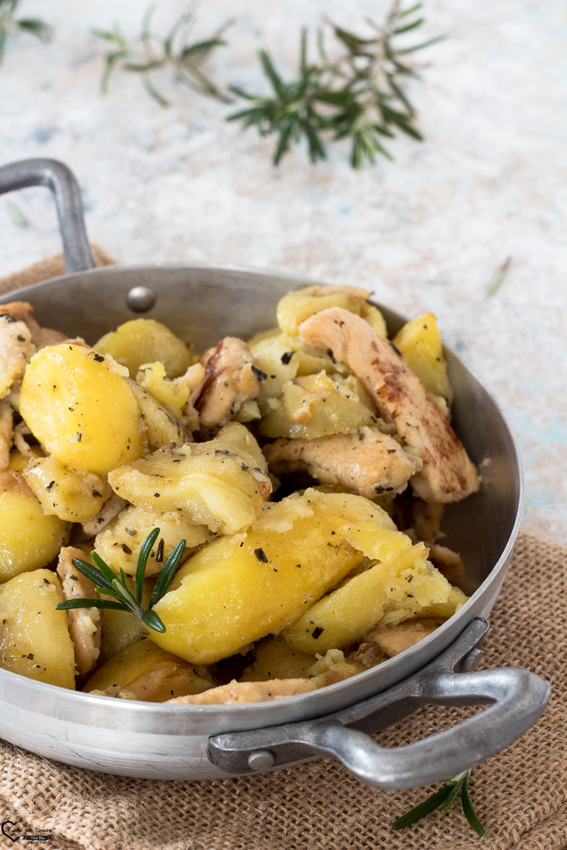 Petto di Pollo alla diavola con patate