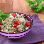Cous cous ricetta con salmone e gamberetti