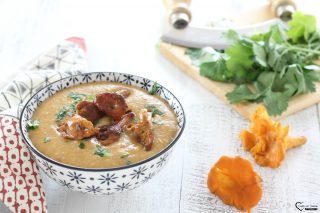 Zuppa di funghi finferli ricetta gustosissima Zuppa di funghi finferli