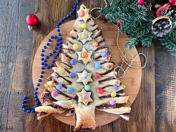 Albero Di Natale Con La Pasta Sfoglia Ricetta Dolce Di Natale