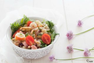 insalata di mare con verdure