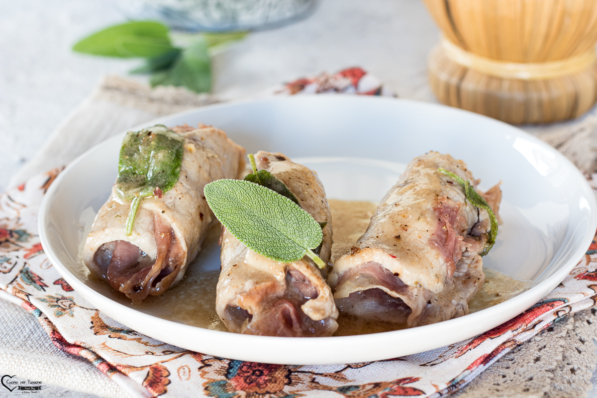 involtini prosciutto crudo e salvia ricetta involtini saltimbocca facili