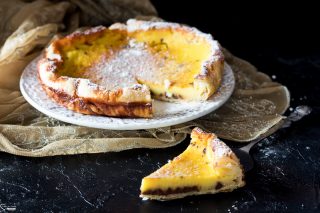 Crostata alla crema cotta