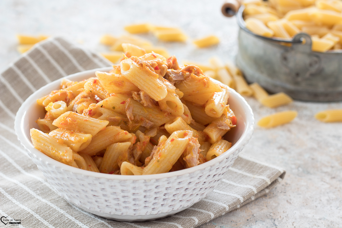 Pasta tonno e peperoni