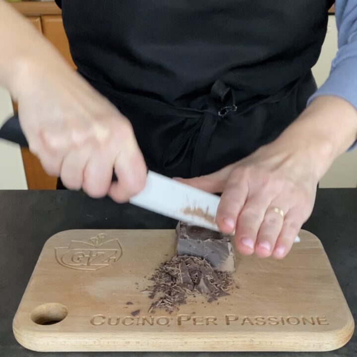 salame di cioccolato con riso soffiato