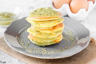 Pancake facili al pistacchio