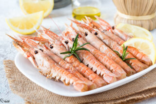 Scampi al limone