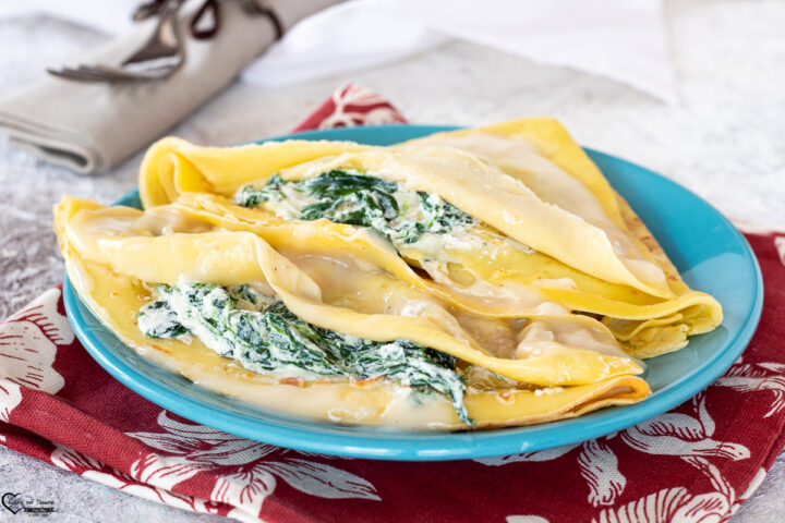 Crespelle ricotta e spinaci 