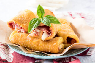 Rotolini di pancarrè fritti