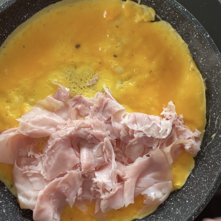 frittata prosciutto e formaggio ricetta omelette prosciutto formaggio