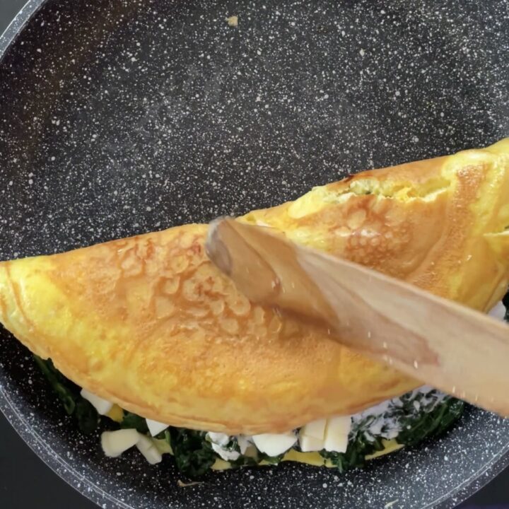 Omelette spinaci e ricotta
