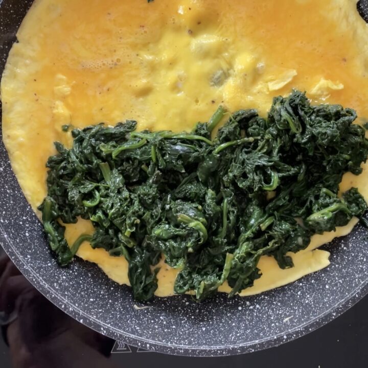 Omelette spinaci e ricotta