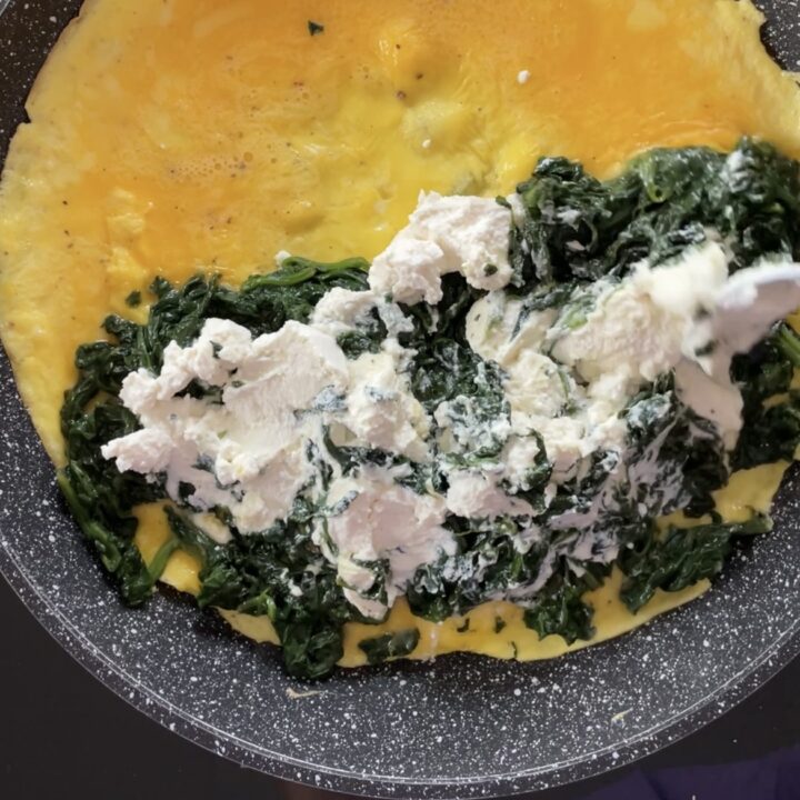 Omelette spinaci e ricotta