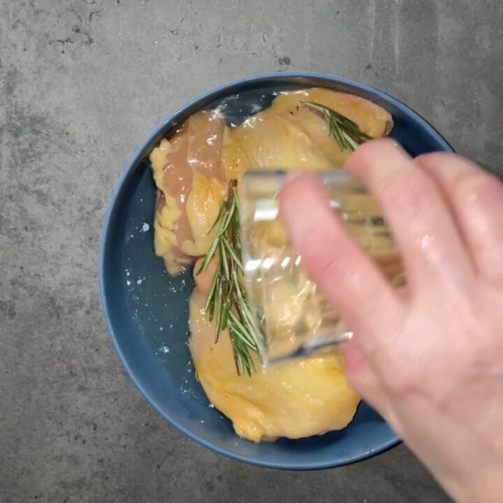 cosce di pollo disossate in friggitrice ad aria