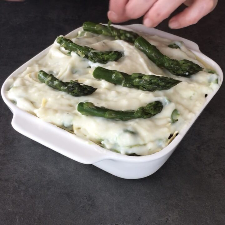 Girelle di lasagne con asparagi