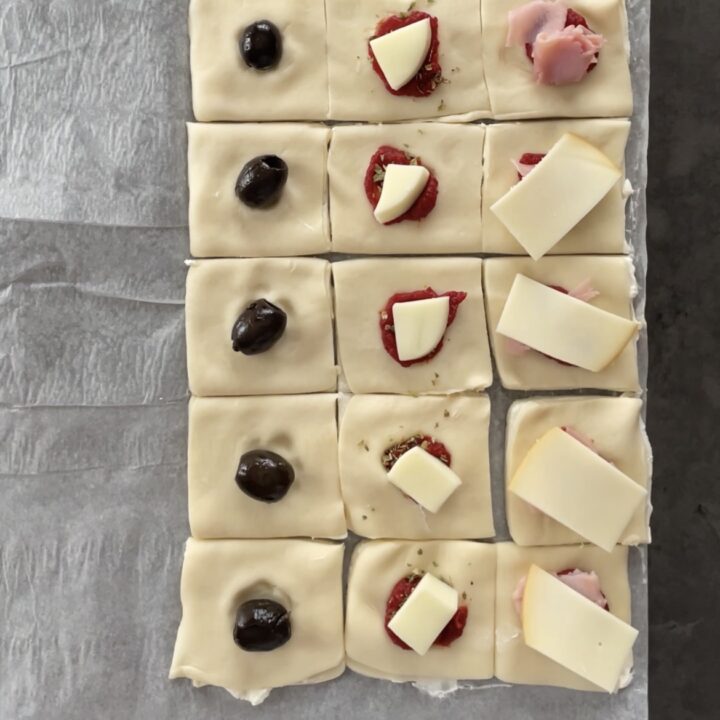 Salatini velocissimi con pasta sfoglia