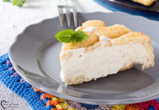 Torta fredda con crema paradiso