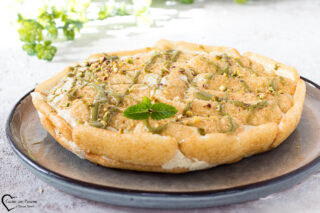 torta fredda al pistacchio