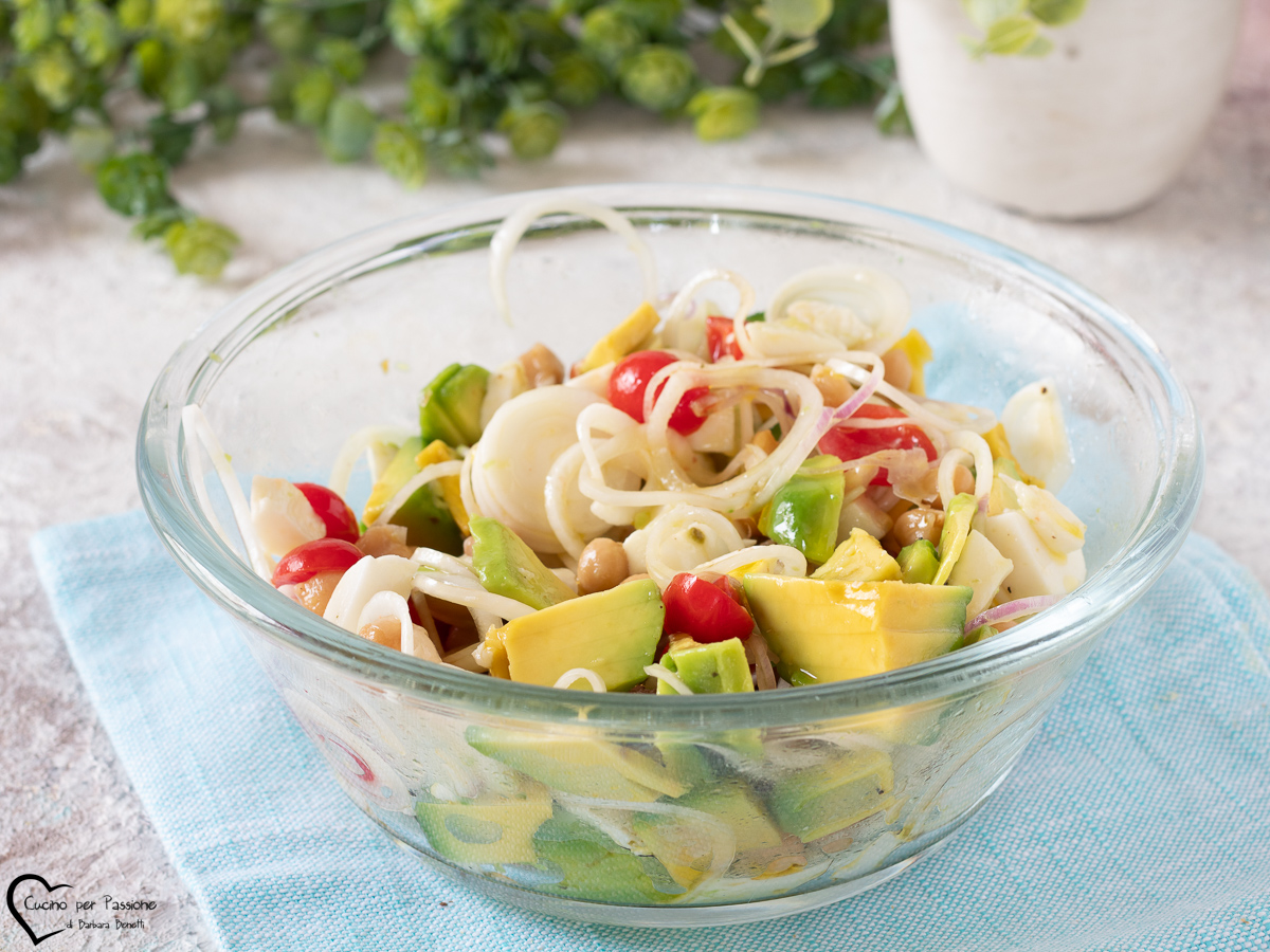 Insalata ceci e avocado
