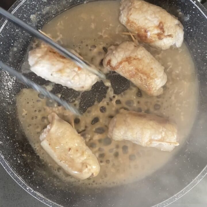 Involtini di vitello in padella
