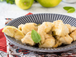 bocconcini di pollo al limone