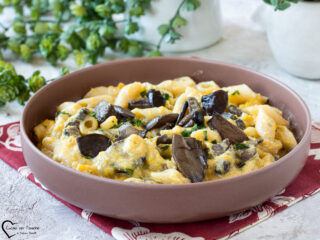 Pasta con la zucca e ricotta