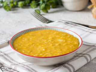 Risotto zucca e scamorza