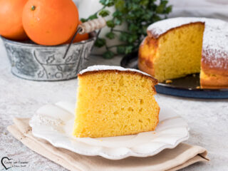 Torta ricotta e arance in friggitrice ad aria