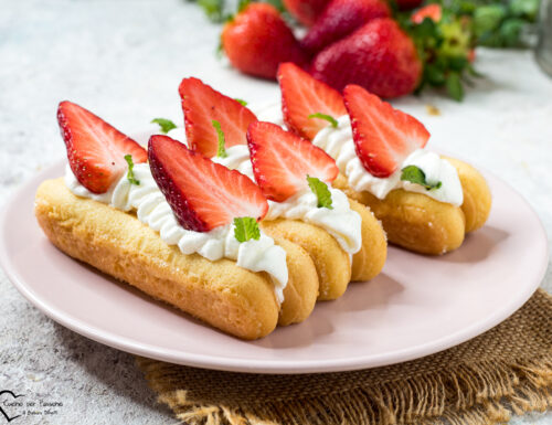 DOLCETTI SAVOIARDI E FRAGOLE