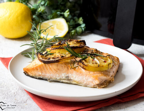 FILETTO DI SALMONE IN FRIGGITRICE AD ARIA