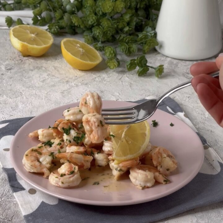 Mazzancolle in padella al limone
