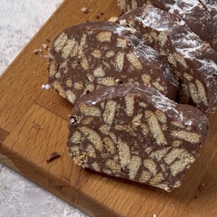 Salame di cioccolato light