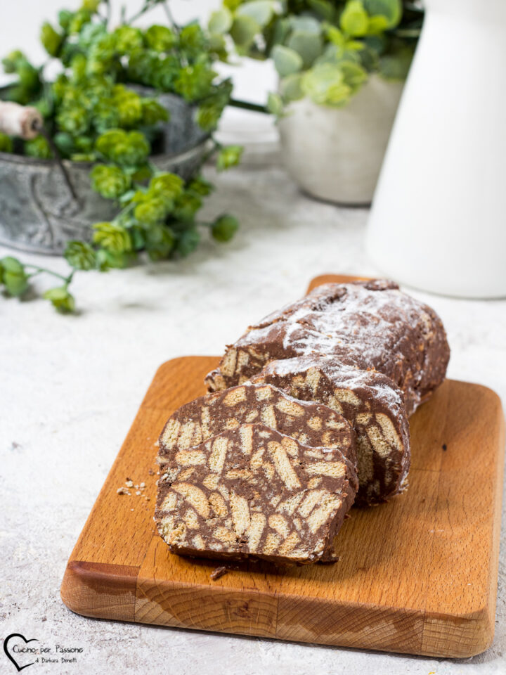 Salame di cioccolato light