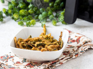 Zucchine sabbiose in friggitrice ad aria