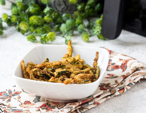 ZUCCHINE SABBIOSE IN FRIGGITRICE AD ARIA