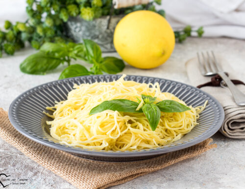 LINGUINE AL LIMONE E BASILICO