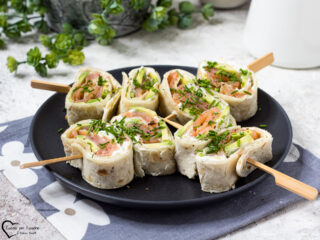 piadina con salmone e avocado