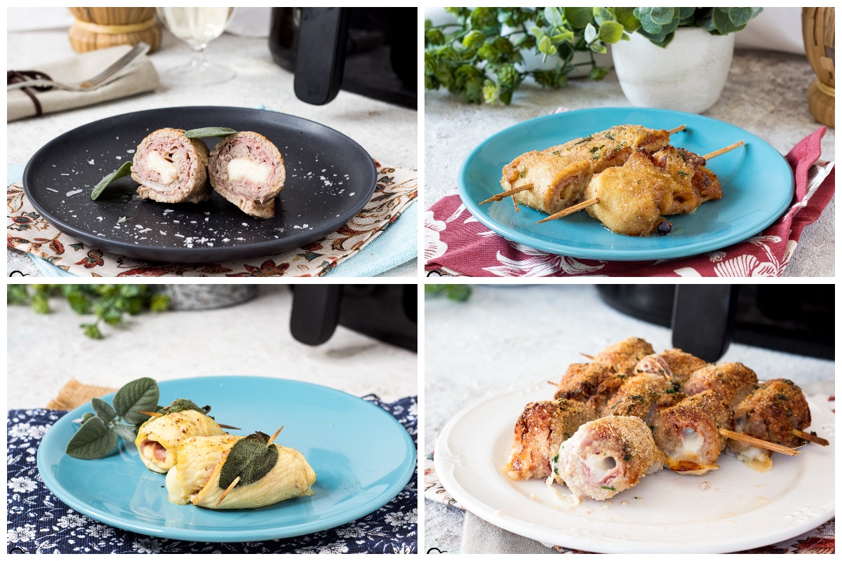 Involtini di carne in friggitrice ad aria