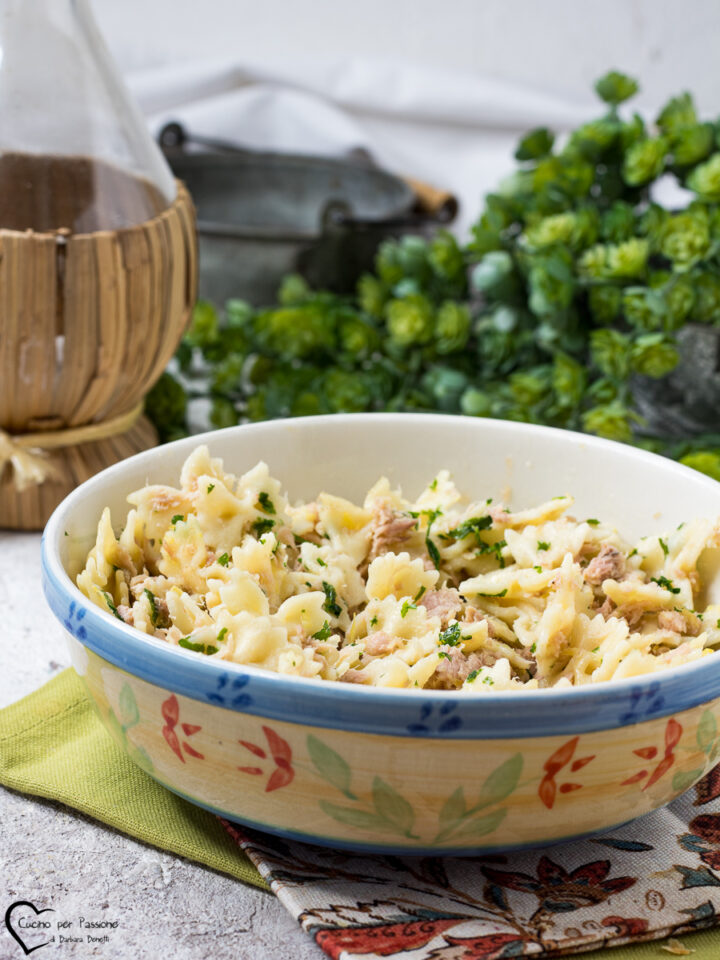 Pasta fredda tonno e limone